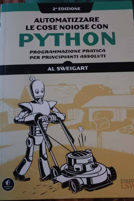 copertina del libro "Automatizzare le cose noiose con Python"