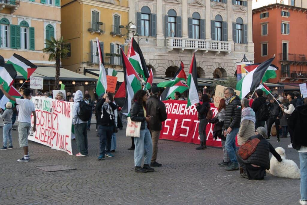 Manifestazione 25 aprile Verona