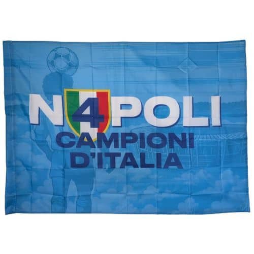 Bandiera azzurra "N4poli campioni d'Italia"